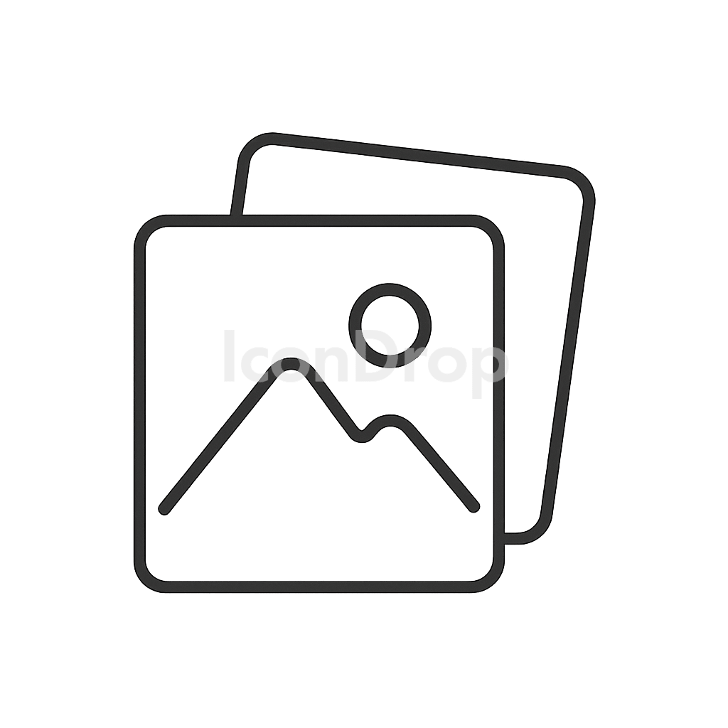 Aesthetic Photos Icon Outline