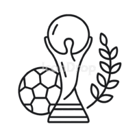 All World Cup Icons Outline