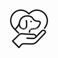 Animal Care Icon Outline