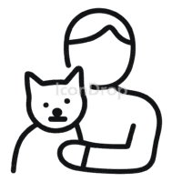 Animal Lover Icon Outline