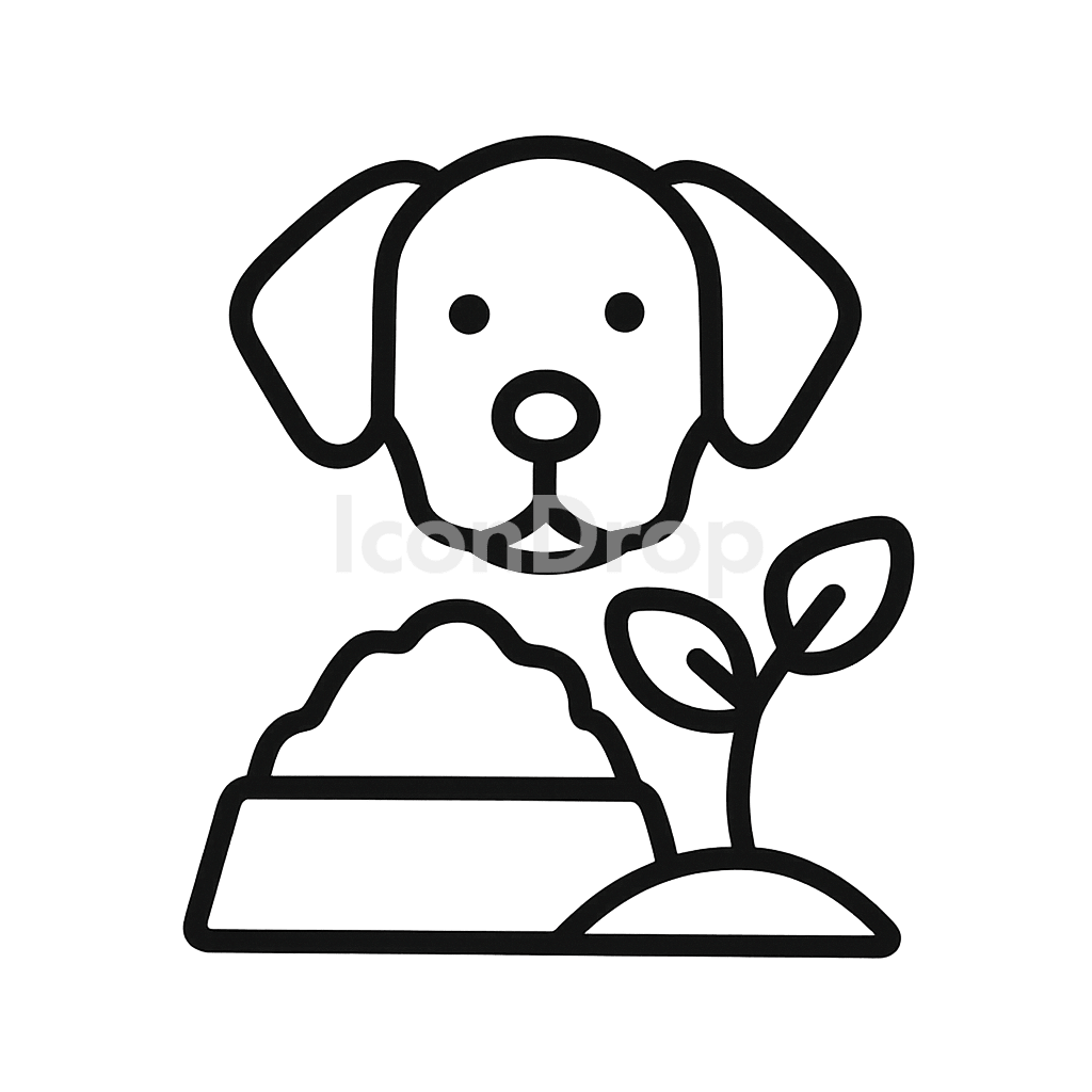 Animal Nutrition Icon Outline