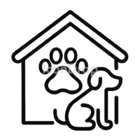Animal Shelter Icon Outline