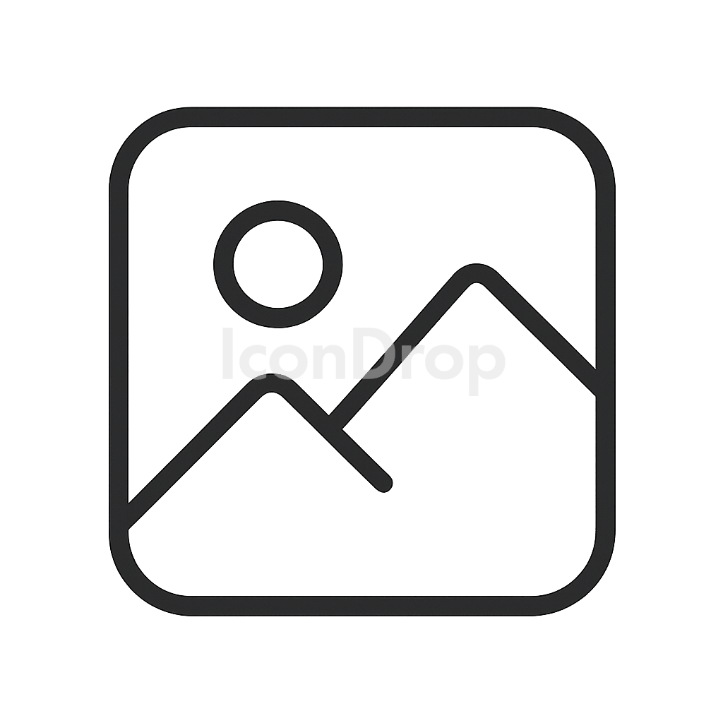 Application Image Icon Outline