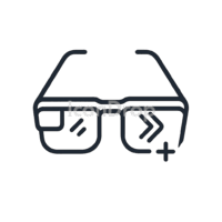 Ar Glass Icon Outline