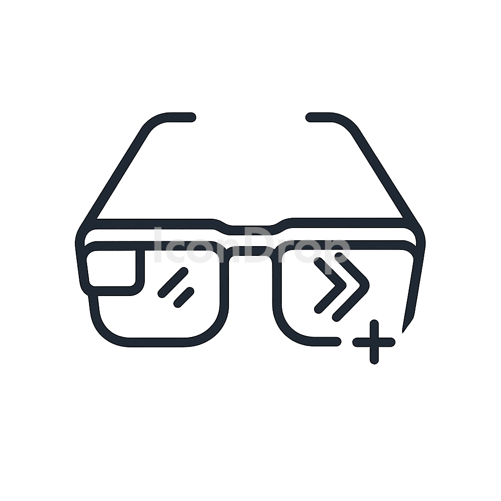 Ar Glass Icon Outline