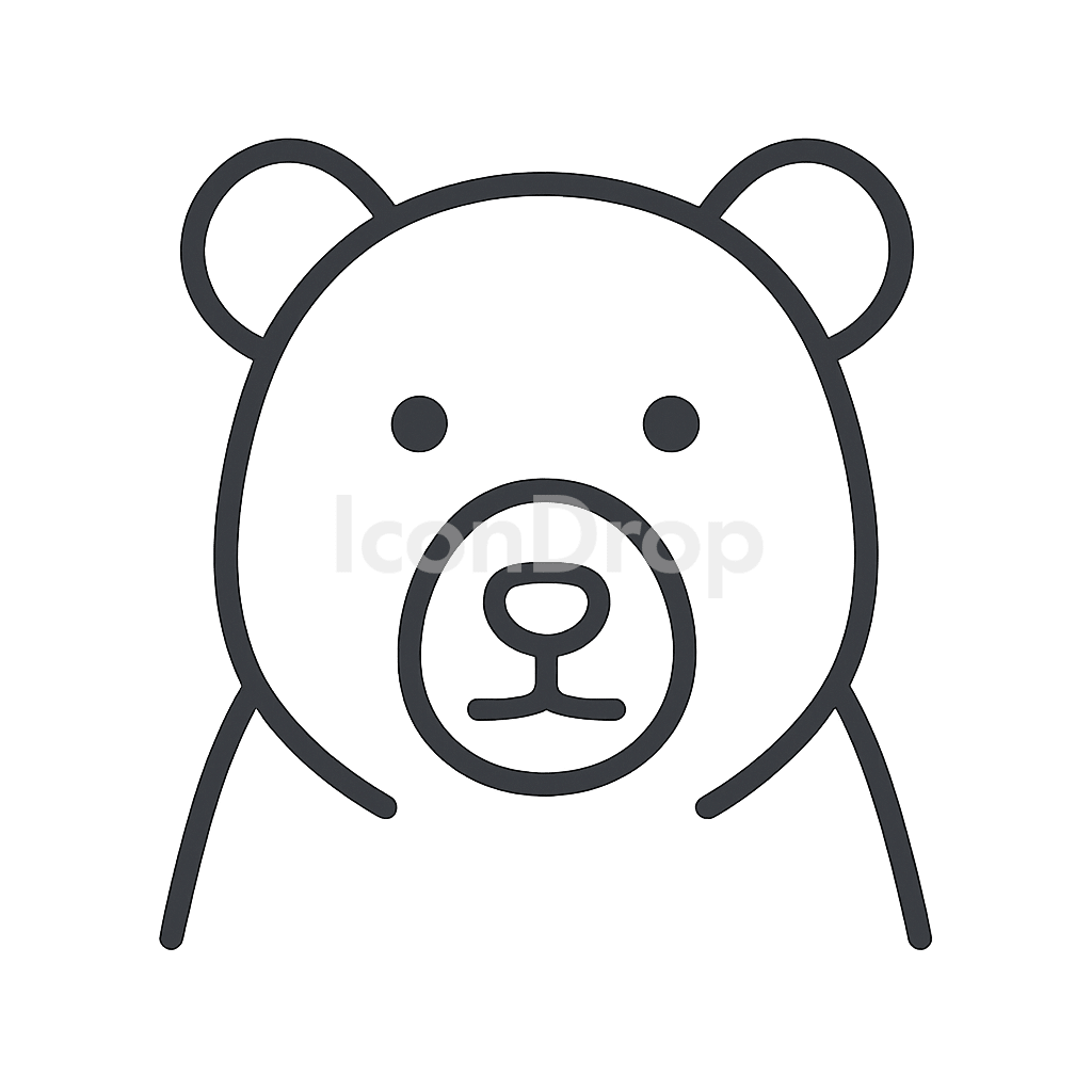 Avatar Animal Icon Outline