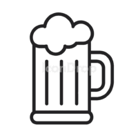 Beer Cup Icon Outline