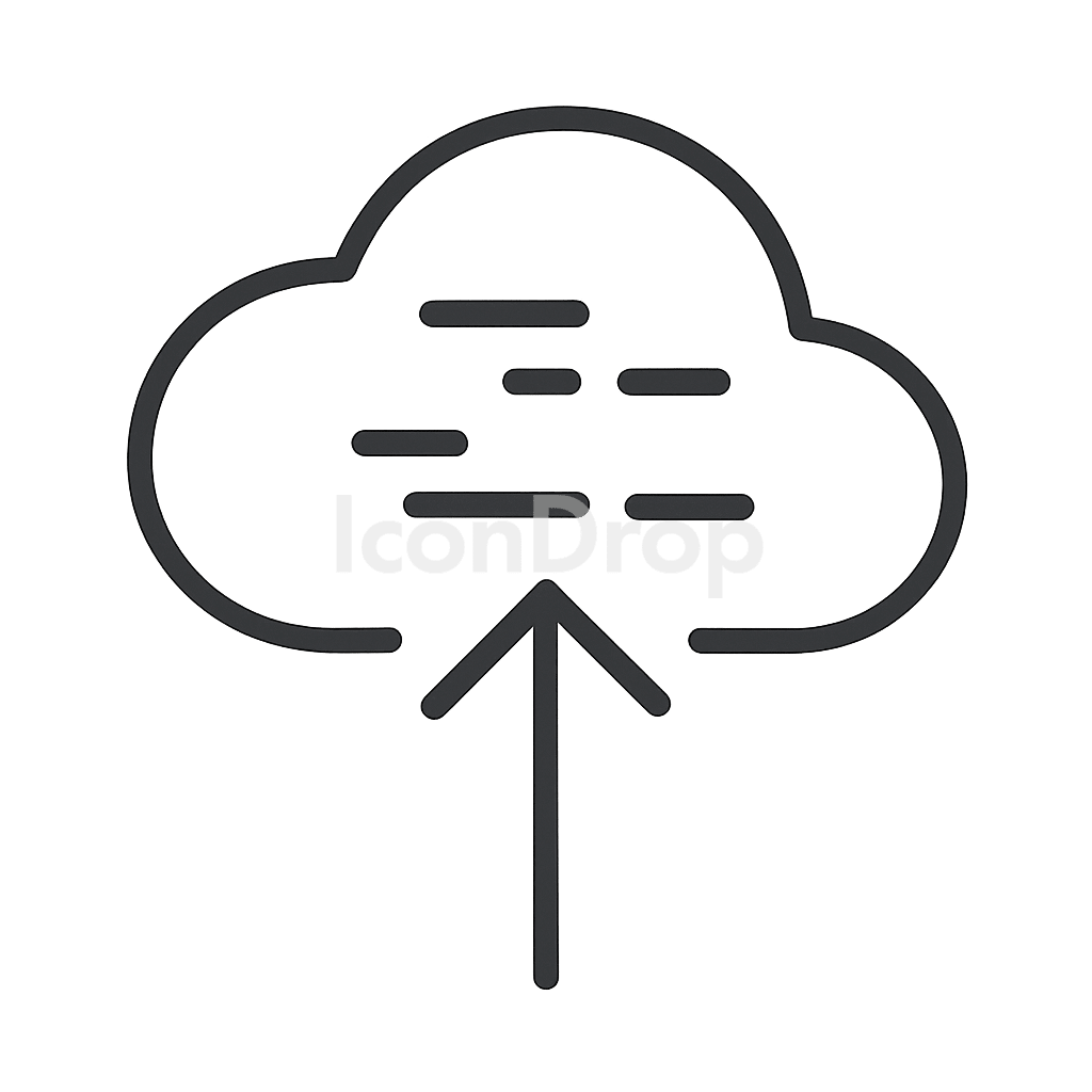 Blink Cloud Storage Icons Outline