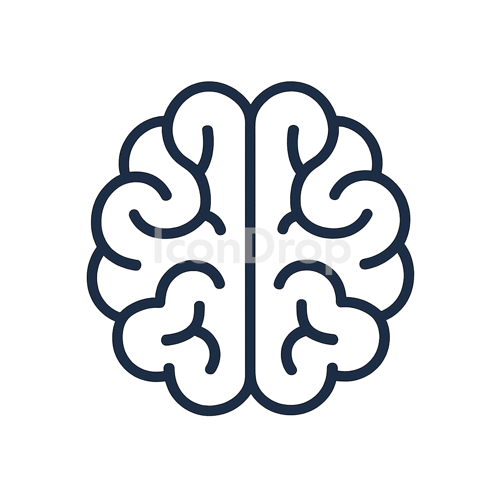 Brain Icon Outline