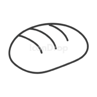 Bread Icon Outline