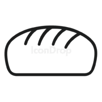 Bread Loaf Icon Outline