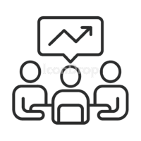 Business Meeting Icon Outline