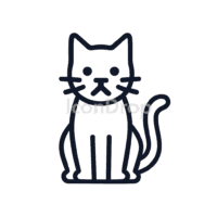 猫のアイコン（アウトライン）