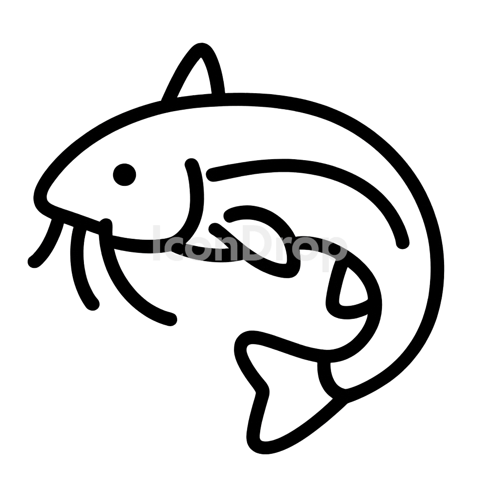Catfish Icon Outline