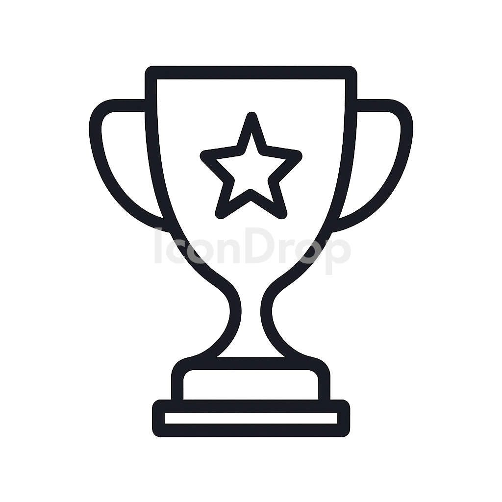 Champion Cup Icon Outline