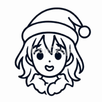 Christmas Icon Anime Outline