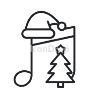 Christmas Icon Notes Outline