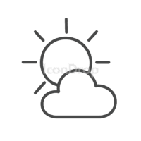 Clear Sky Icon Outline