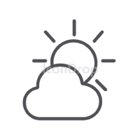 Clear Weather Icon Outline