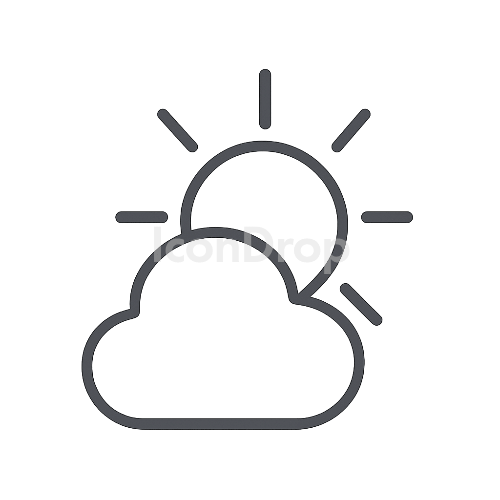 Clear Weather Icon Outline