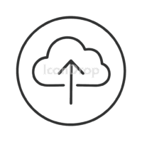 Cloud Backup Icon Outline