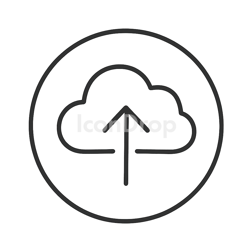 Cloud Backup Icon Outline