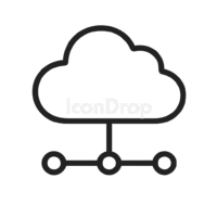 Cloud Connector Icon Outline