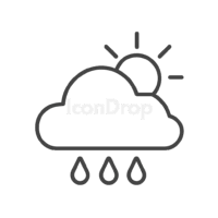 Cloud Icon Weather App Outline