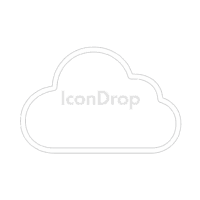 Cloud Icon White Outline