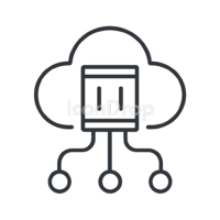 Cloud Native Icon Outline