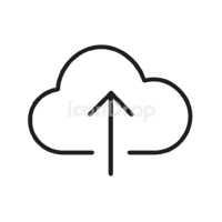 Cloud Upload Icon Outline