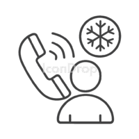 Cold Calling Icon Outline