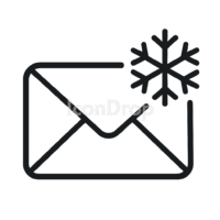 Cold Email Icon Outline