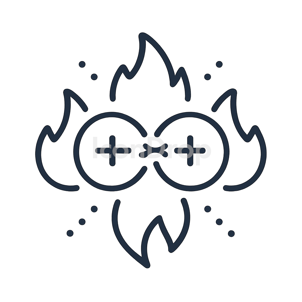 Cold Fusion Icon Outline