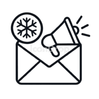 Cold Outreach Icon Outline