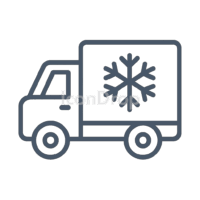 Cold Truck Icon Outline