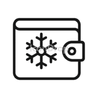 Cold Wallet Icon Outline