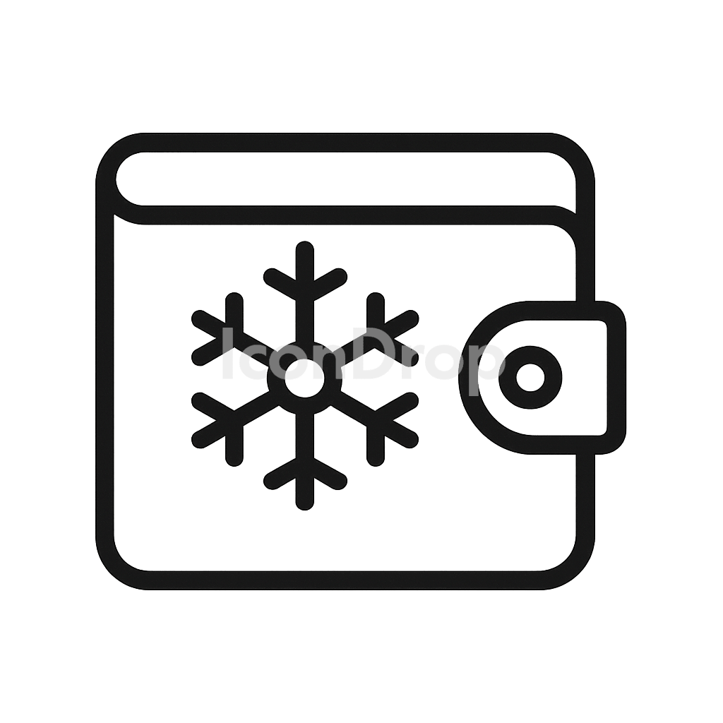 Cold Wallet Icon Outline