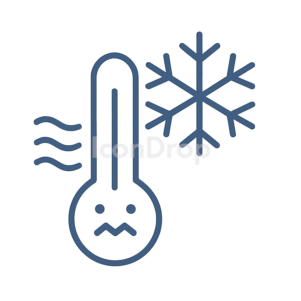 Cold Weather Icons Outline
