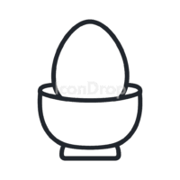 Contains Egg Icon Outline