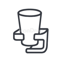Cup Holder Icon Outline