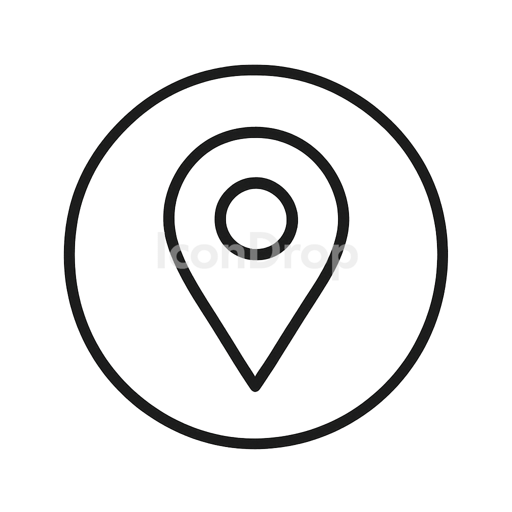 Current Location Icon Outline