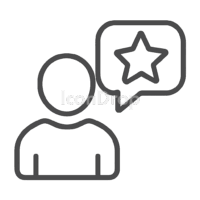 Customer Voice Icon Outline