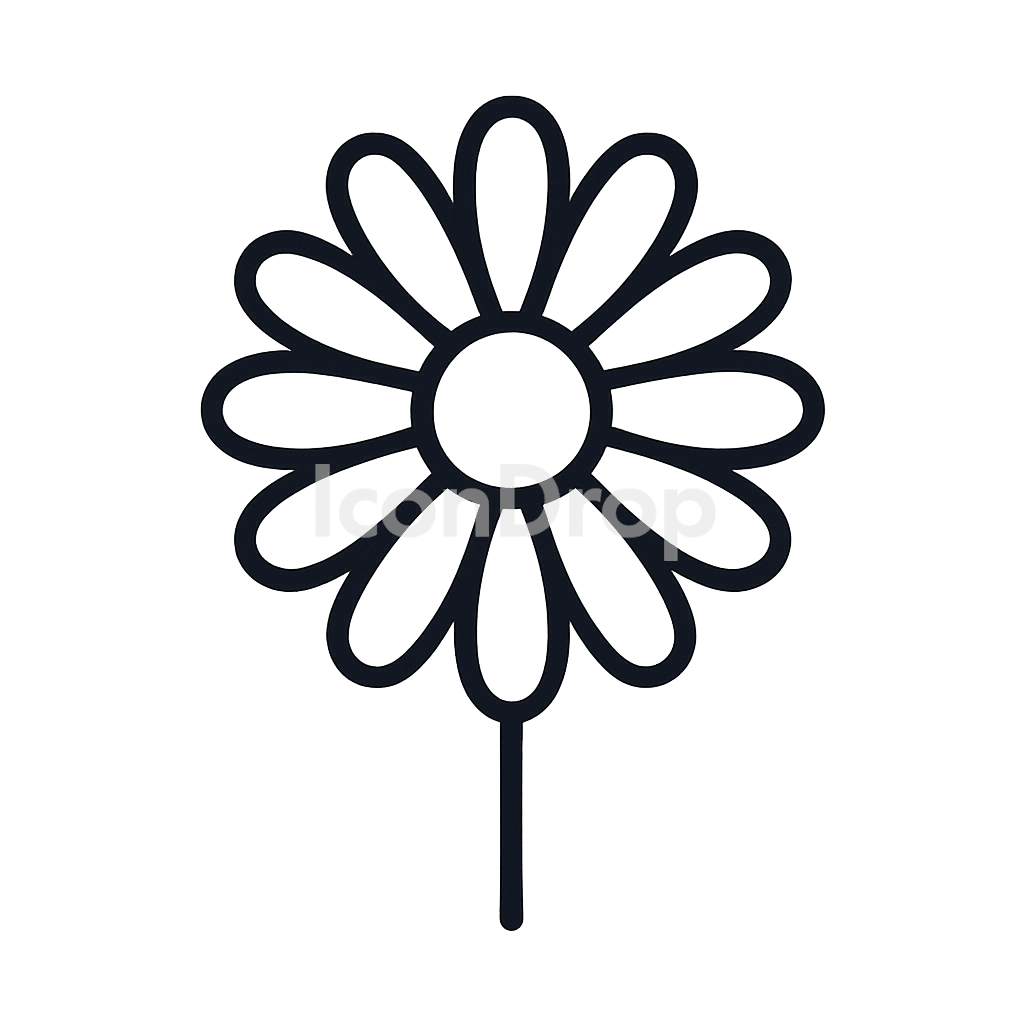 デイジーのアイコン アウトライン