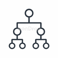 分解ツリー(デコンポジションツリー)のアイコン(アウトライン)