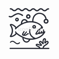 Deep Sea Icon Outline