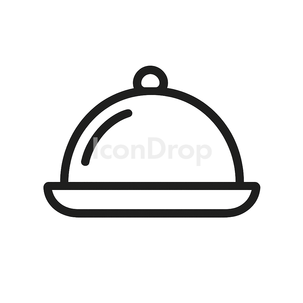 Dish Icon Outline