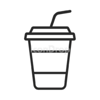 Disposable Cup Icon Outline