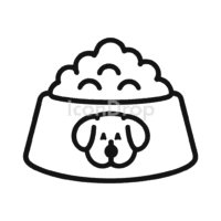 Dog Food Icon Outline