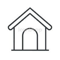 Dog House Icon Outline